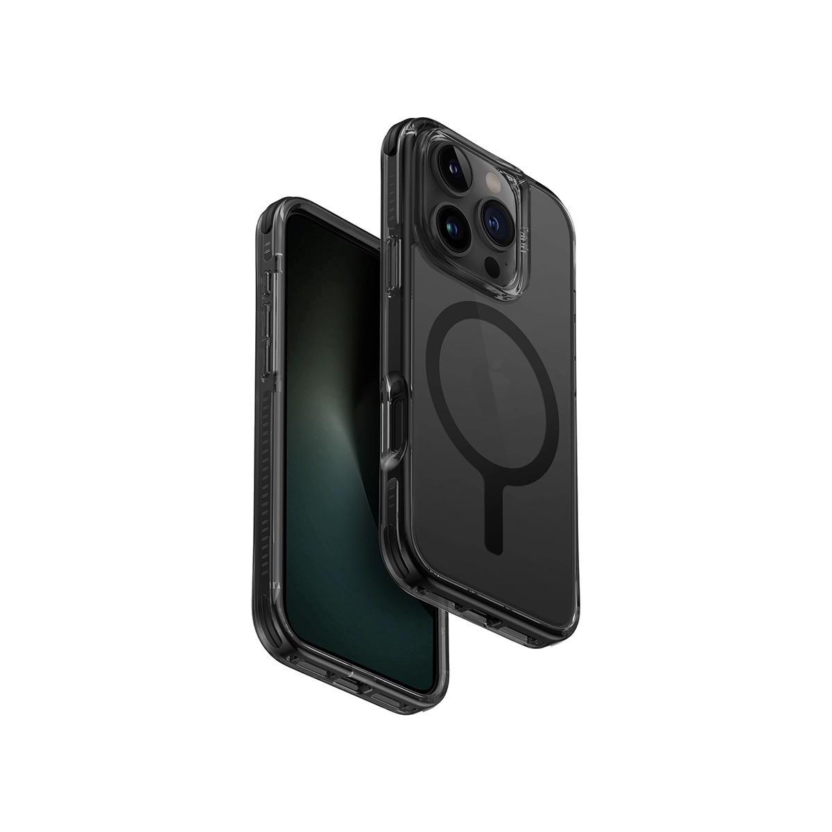 Foto 2 pulgar | Funda Para Iphone 16 Pro Negro Combat (magclick™) De Uniq