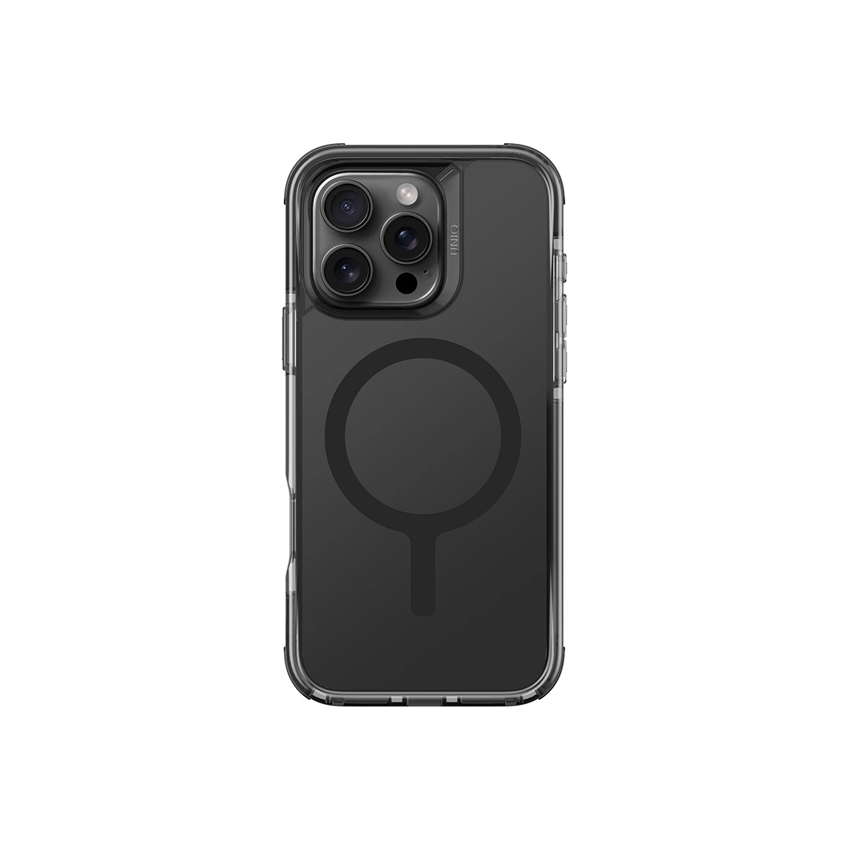 Foto 3 pulgar | Funda Para Iphone 16 Pro Negro Combat (magclick™) De Uniq