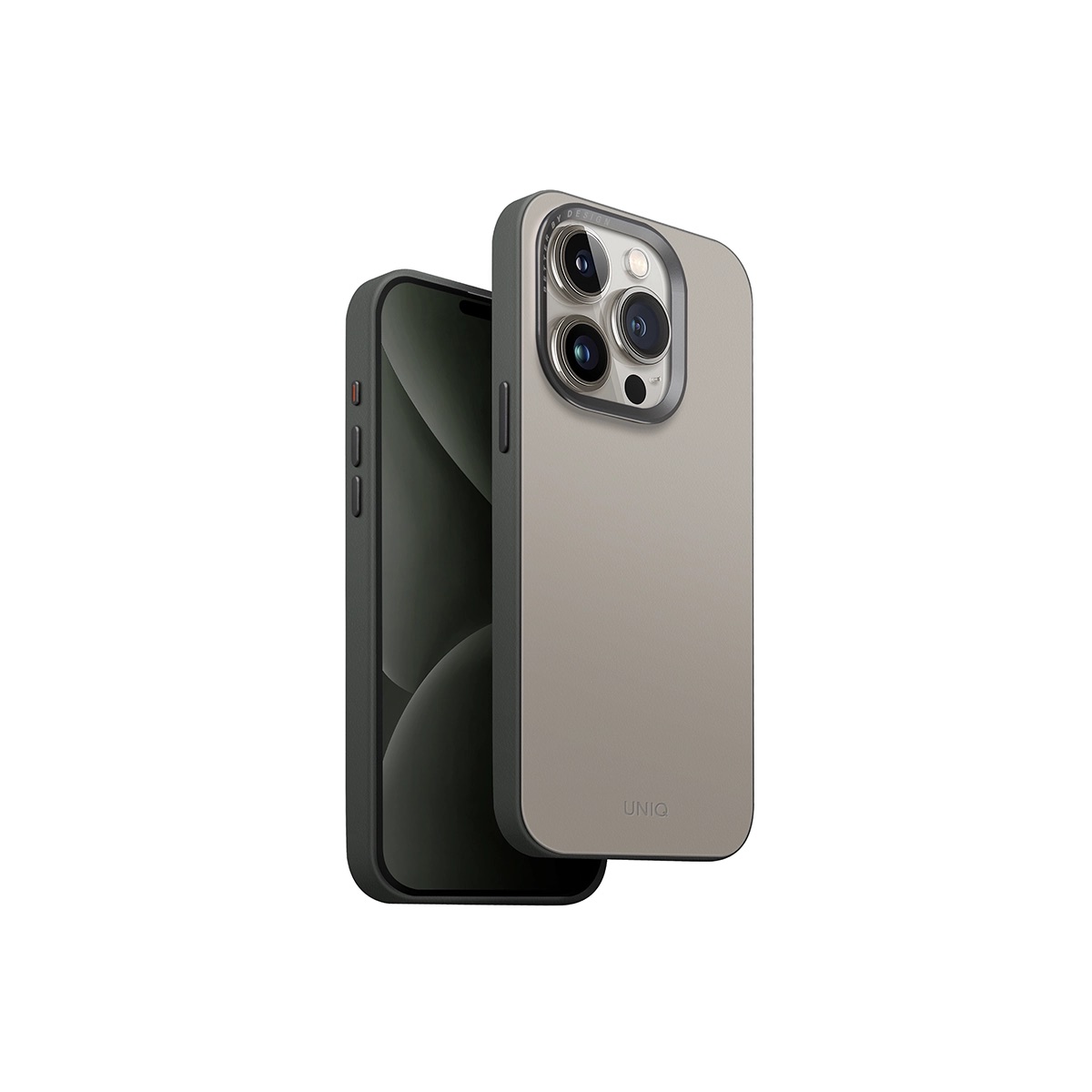 Foto 2 pulgar | Funda Para Iphone 15 Pro Marfíl | Verde Liquen Lyden Duo (magclick™) De Uniq
