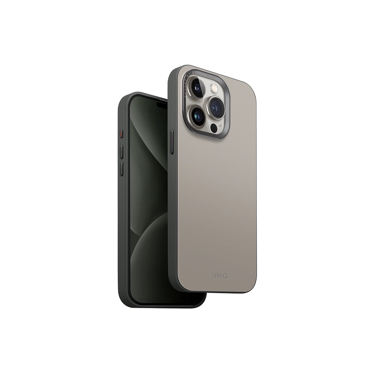 Foto 2 pulgar | Funda Para Iphone 15 Pro Max Marfíl | Verde Liquen Lyden Duo (magclick™) De Uniq