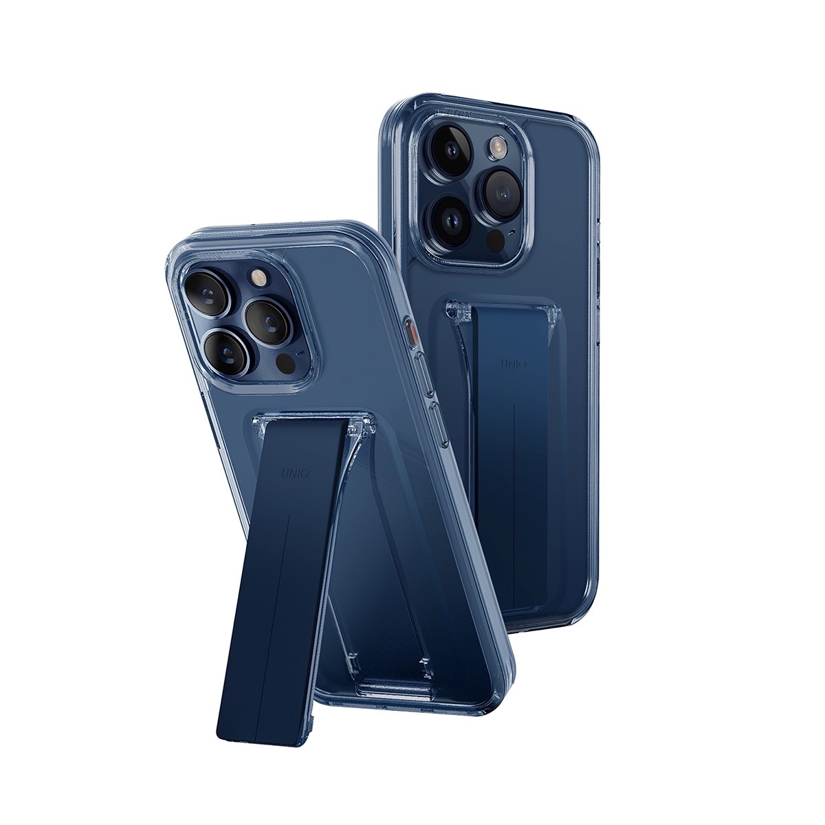 Foto 2 pulgar | Funda Para Iphone 15 Pro Max Azul Oscuro Heldro Mount+ De Uniq