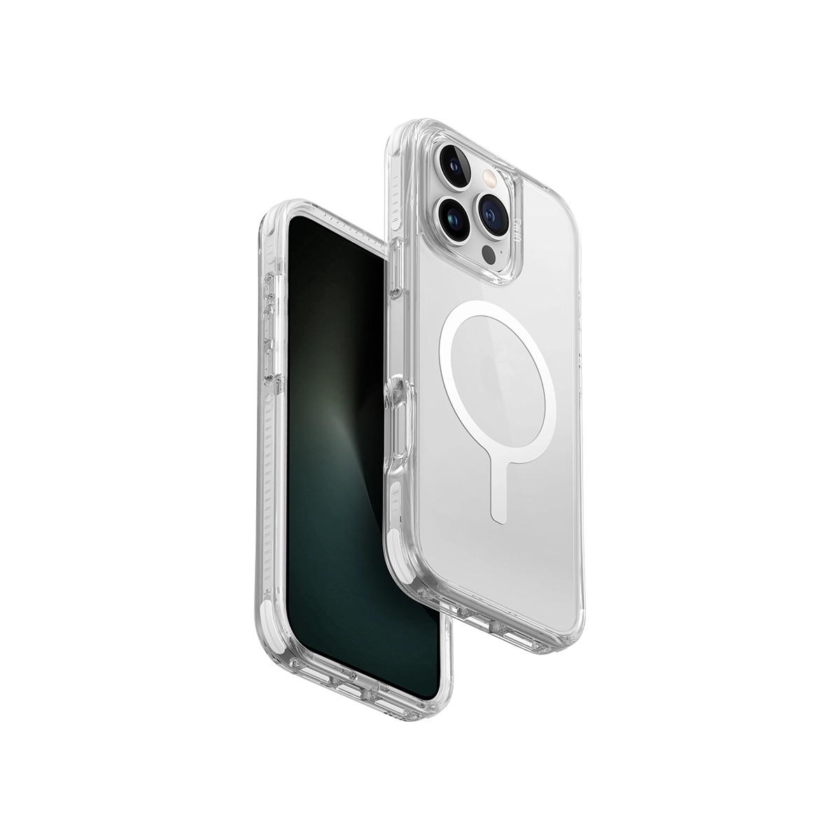 Foto 2 pulgar | Funda Para Iphone 16 Pro Max Verde Lima | Blanco Combat (magclick™) De Uniq