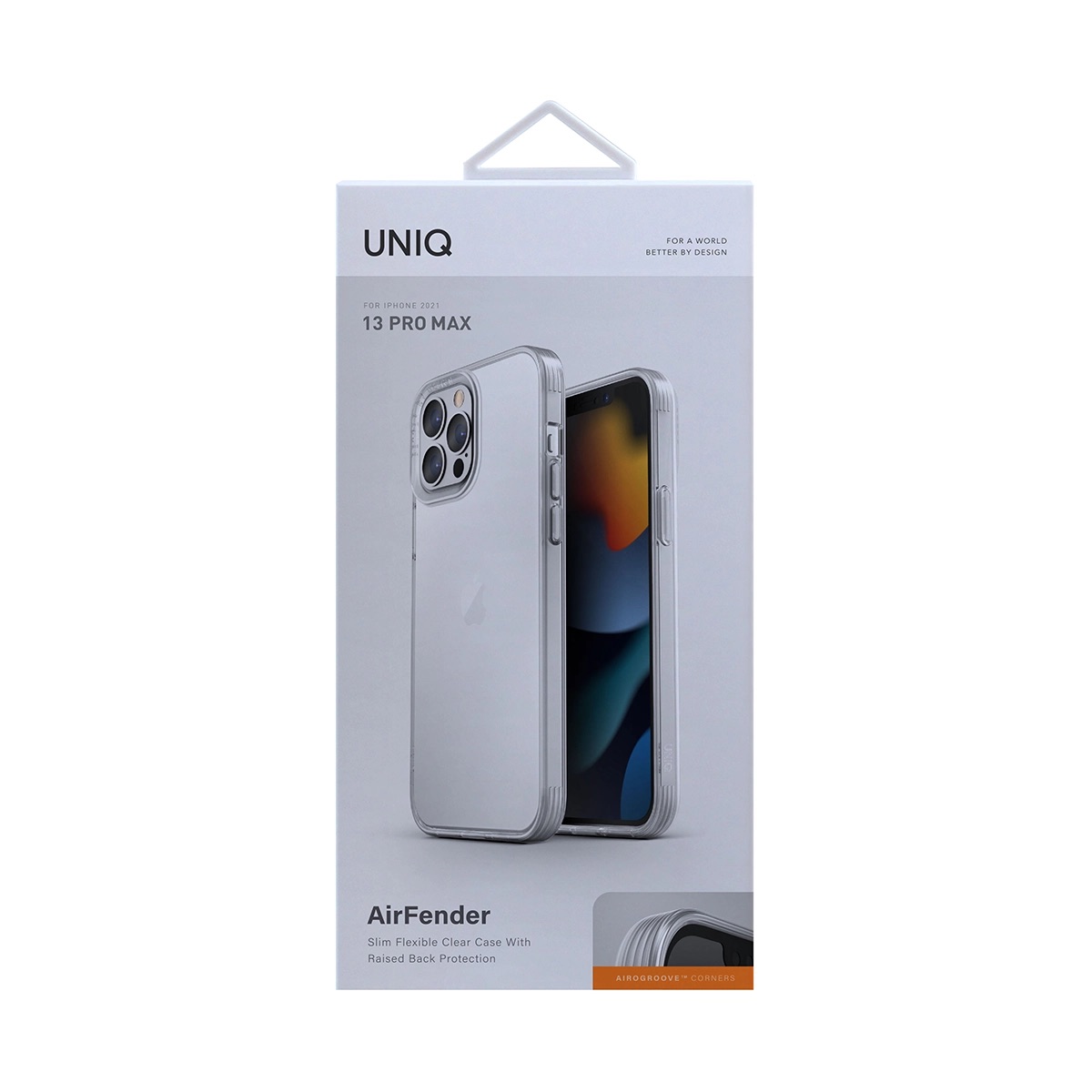 Foto 6 pulgar | Funda UNIQ Air Fender para Iphone 13 Pro Max Transparente