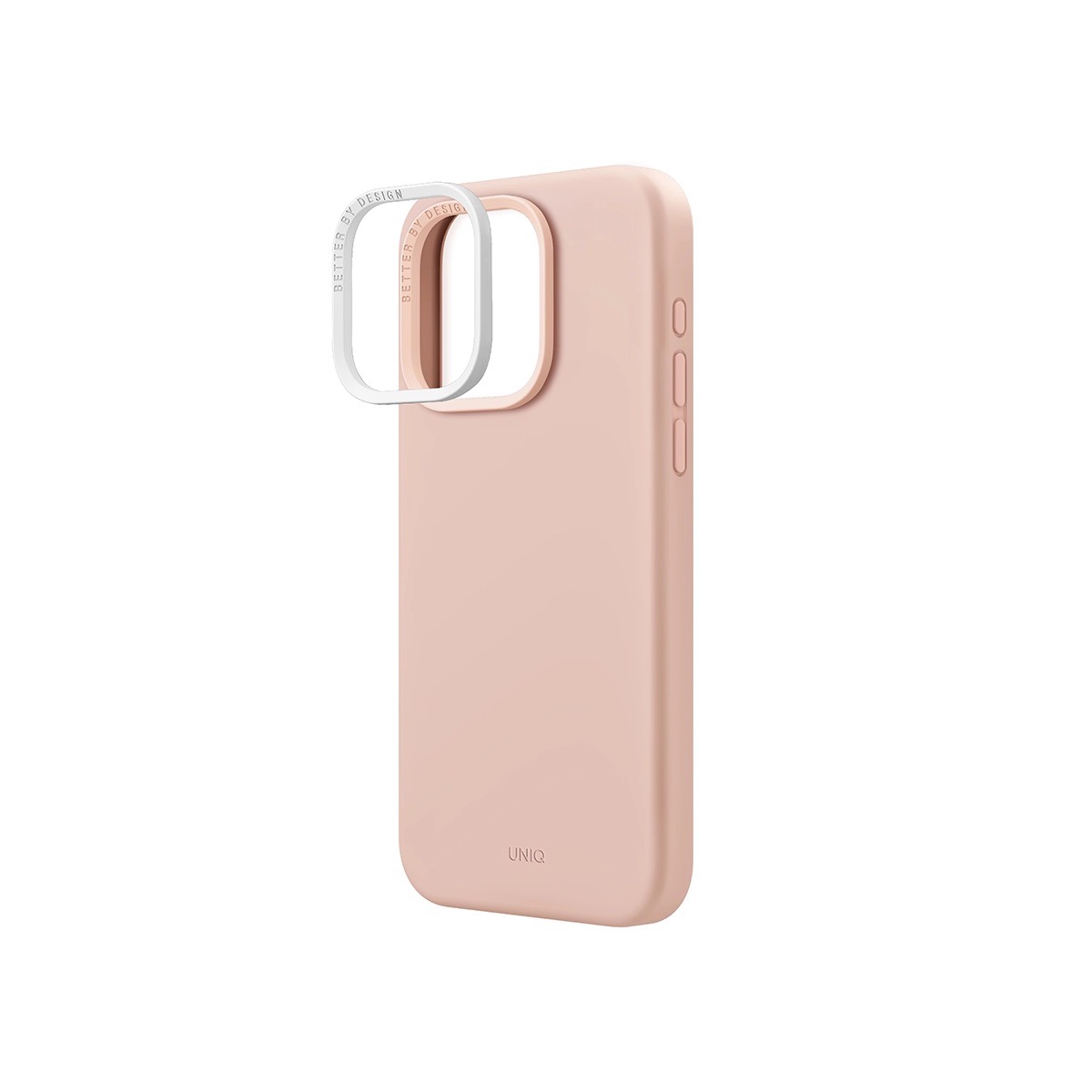 Foto 4 pulgar | Funda para iPhone 15 Pro Uniq Lino Magsafe Silicón Premium Híbrida