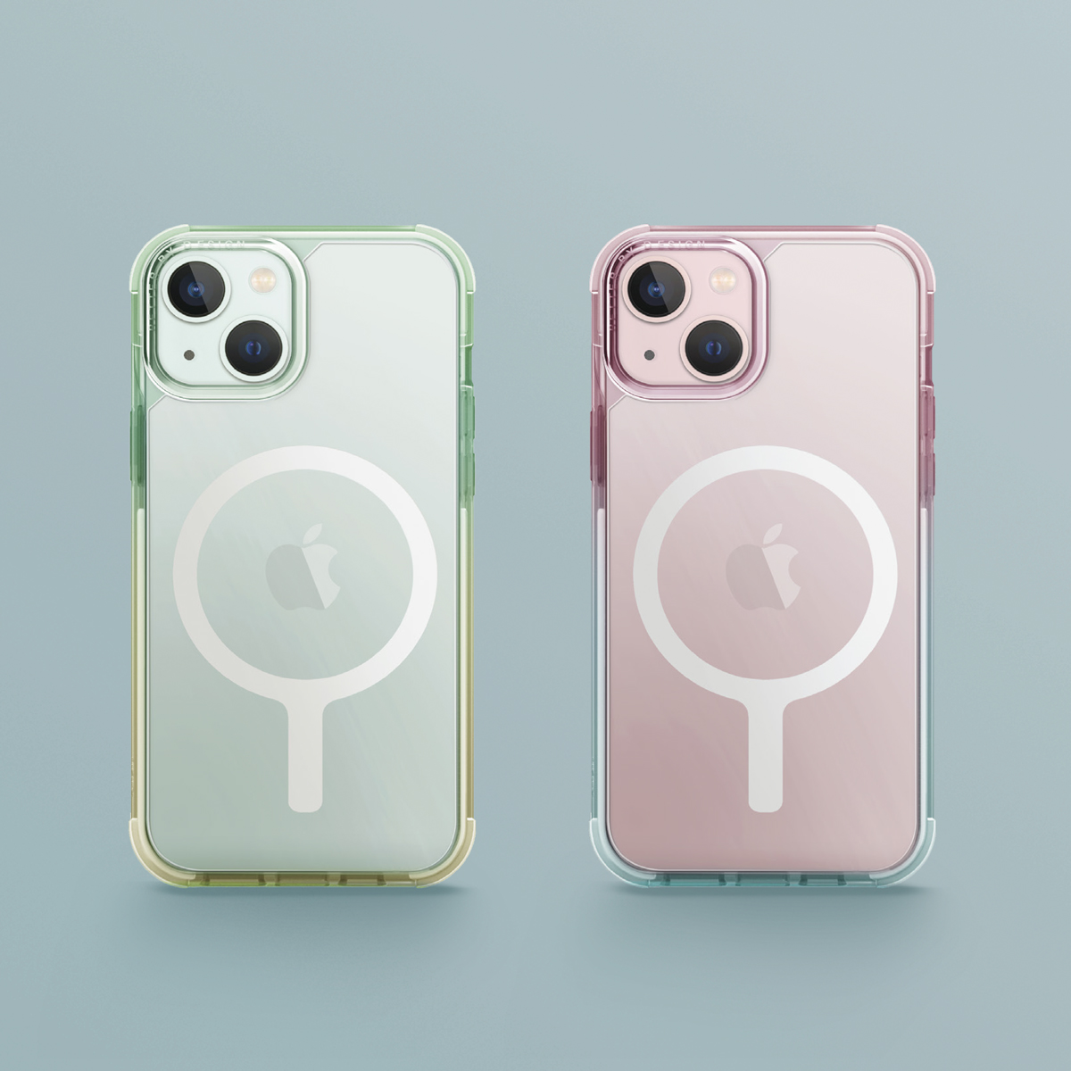 Foto 4 pulgar | Funda para iPhone 15 Uniq Magsafe Máxima Protección Bicolor