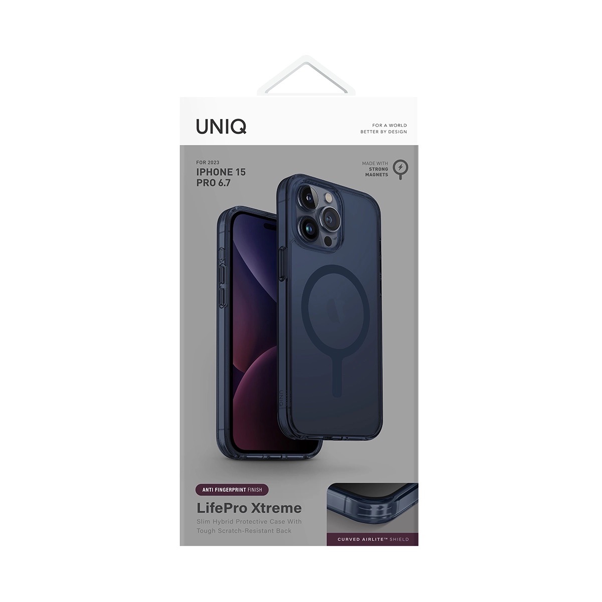 Foto 6 pulgar | Funda para iPhone 15 Pro Max Uniq Magsafe Rígida