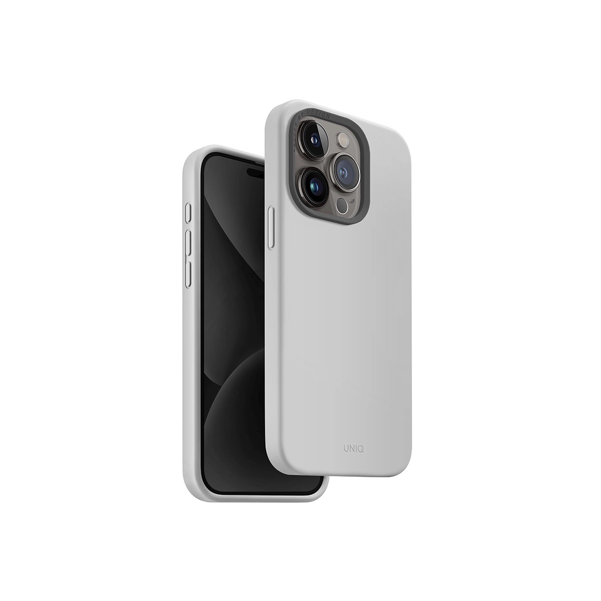 Foto 2 pulgar | Funda para iPhone 15 Pro Uniq Lino Magsafe Silicón Premium Híbrida