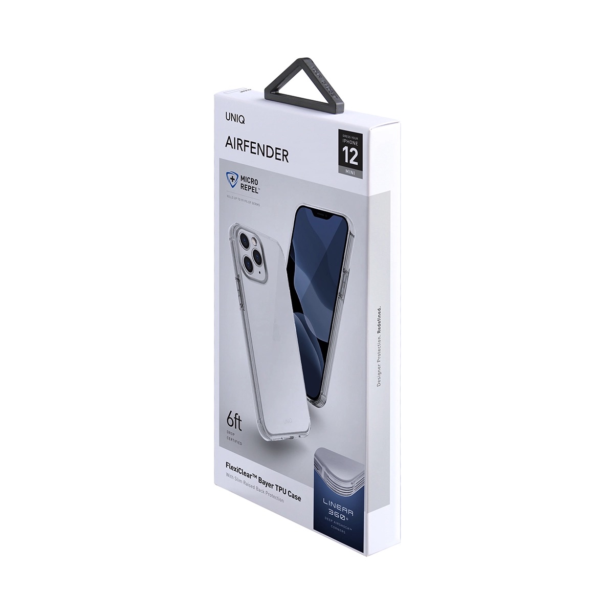 Foto 4 pulgar | Funda para iPhone 12 Mini Uniq Transparente
