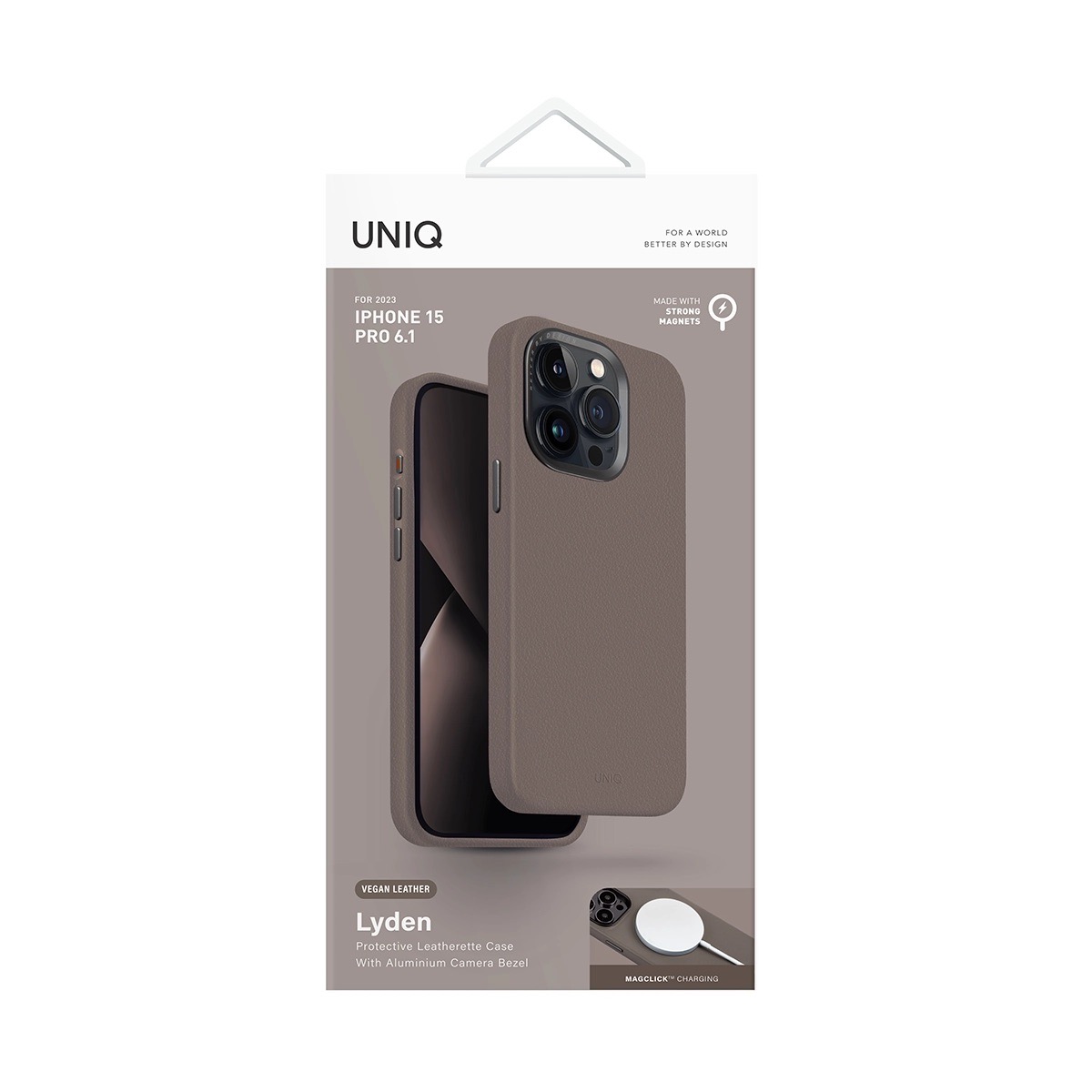 Foto 6 pulgar | Funda para iPhone 15 Pro Uniq Lyden  Magsafe Aluminio