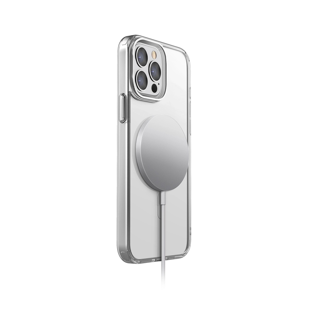 Foto 4 pulgar | Funda UNIQ Lifepro Xtreme (Magclick) para iPhone 13 Pro Max Magsafe Transparente Rígida