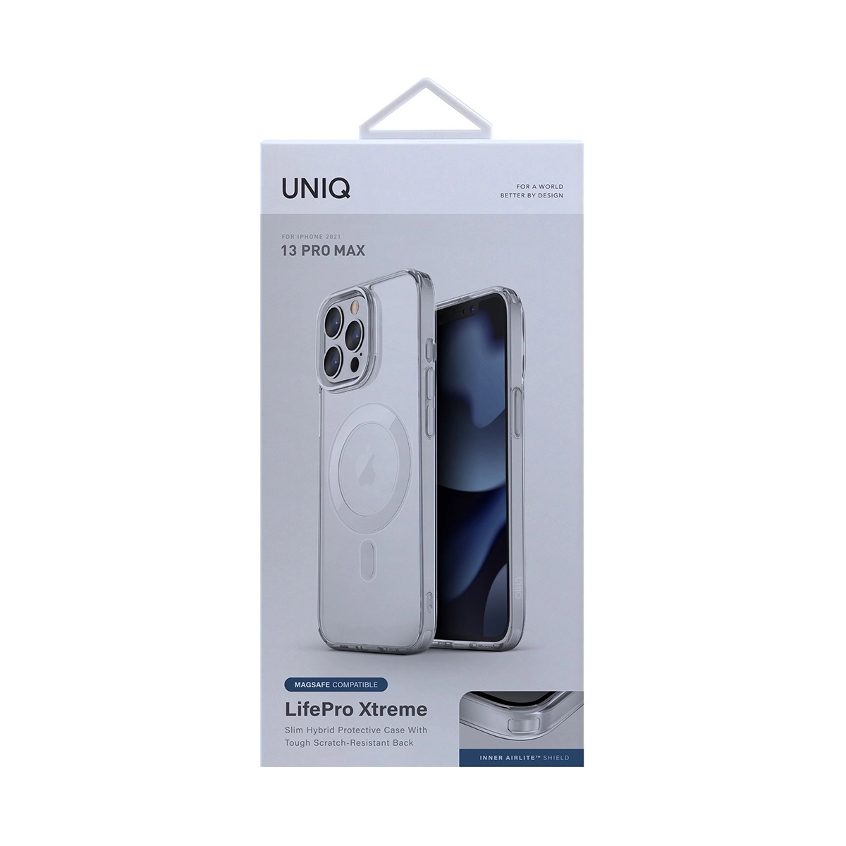 Foto 6 pulgar | Funda UNIQ Lifepro Xtreme (Magclick) para iPhone 13 Pro Max Magsafe Transparente Rígida