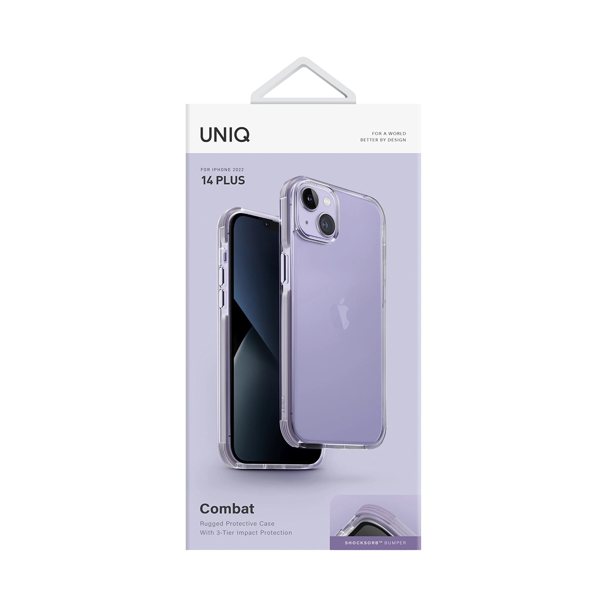 Foto 5 pulgar | Funda para iPhone 14 Plus Combat Transparente