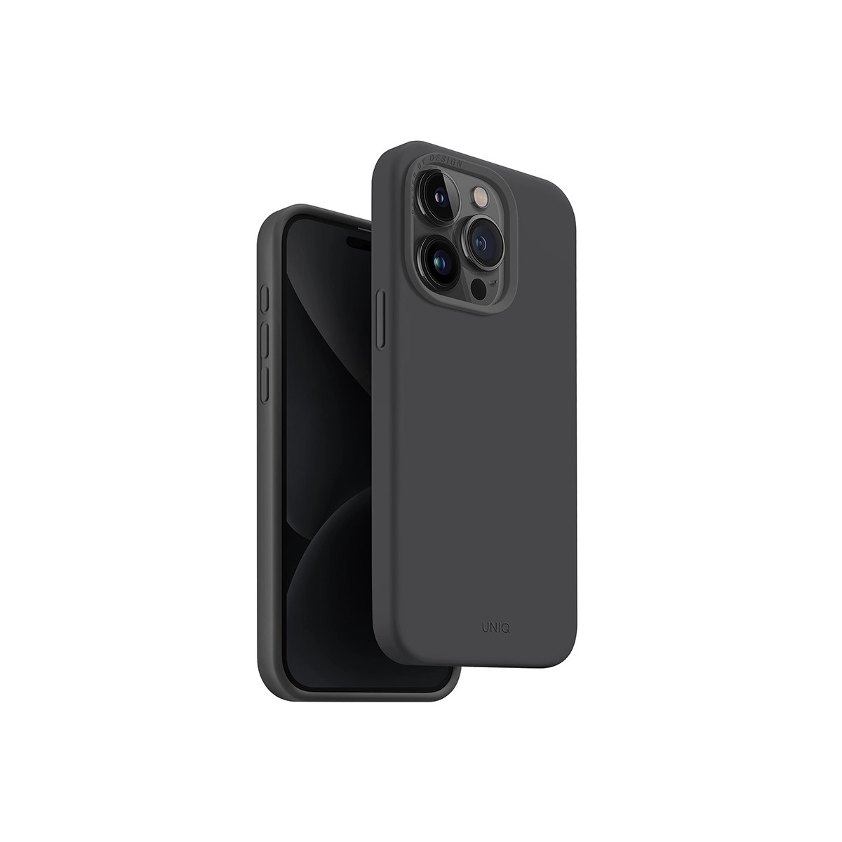 Foto 2 pulgar | Funda para iPhone 15 Pro Uniq Lino Magsafe Silicón Premium Híbrida