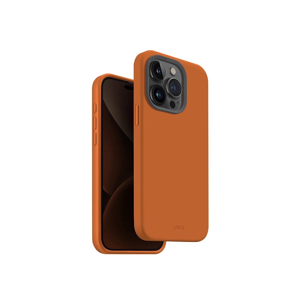 Foto 2 pulgar | Funda para iPhone 15 Pro Uniq Lino Magsafe Silicón Premium Híbrida