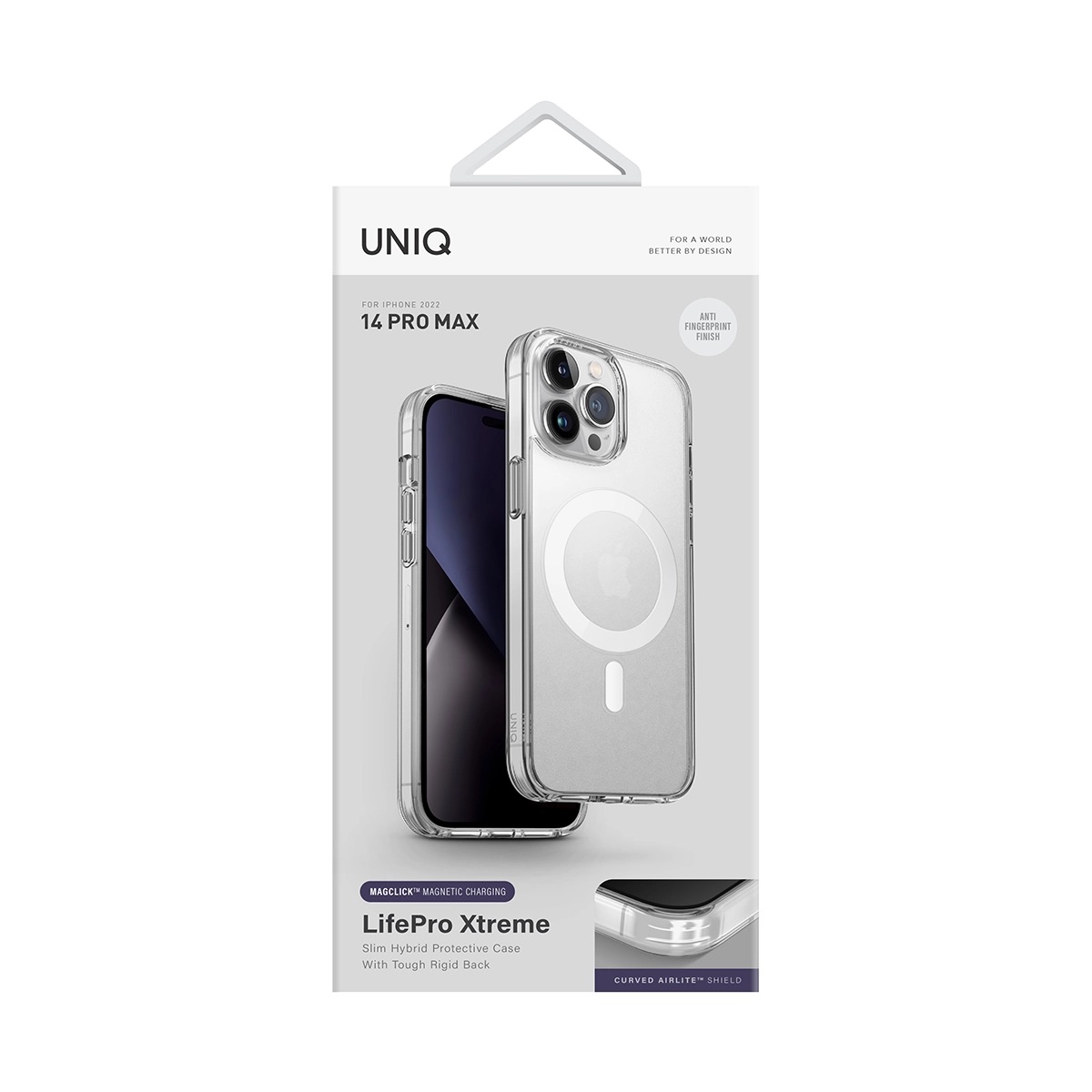 Foto 6 pulgar | Funda UNIQ LifePro Xtreme (Magclick) para iPhone 14 Pro Max Magsafe Transparente Rígida