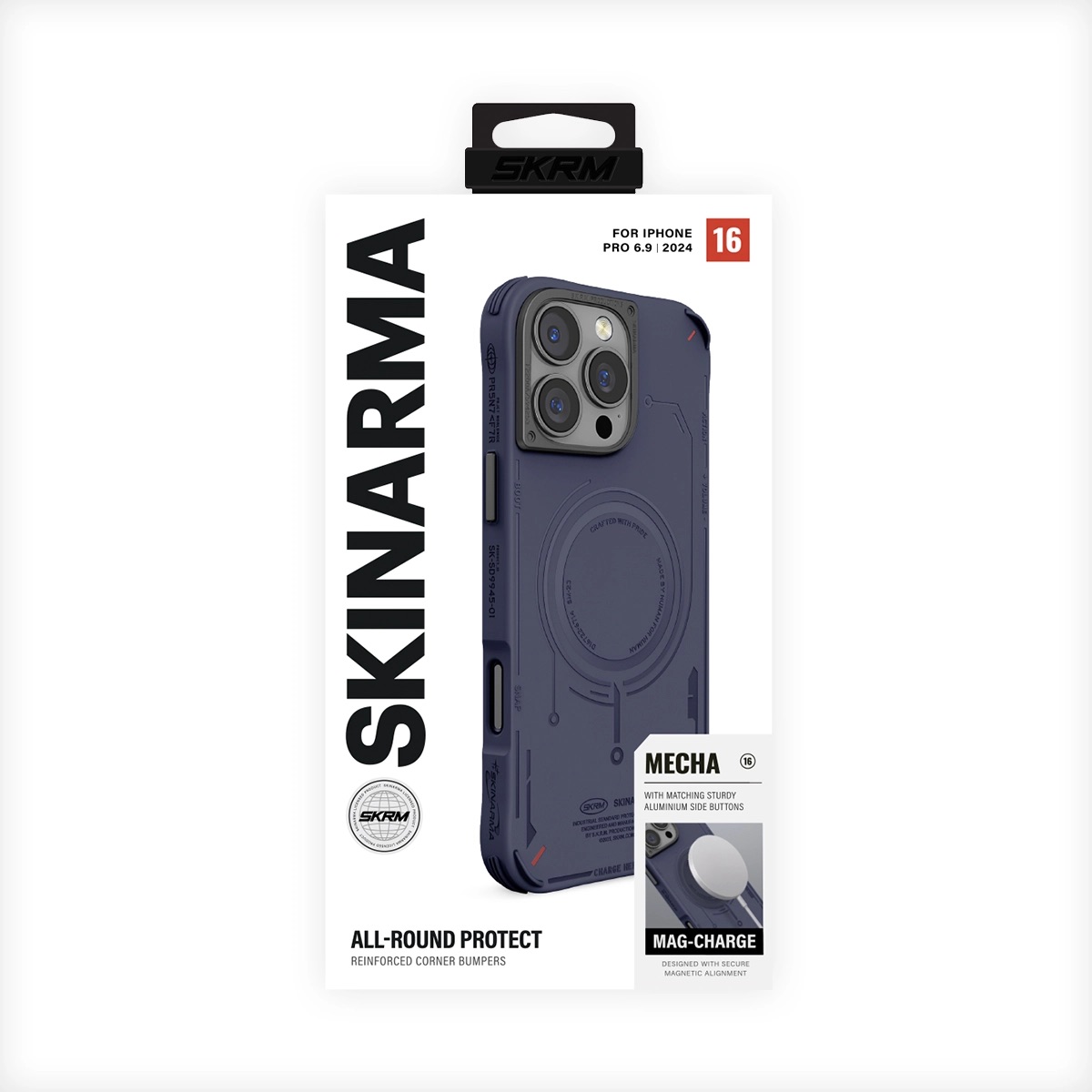 Foto 6 pulgar | Mecha (mag-charge) Funda Para Iphone 16 Pro Max