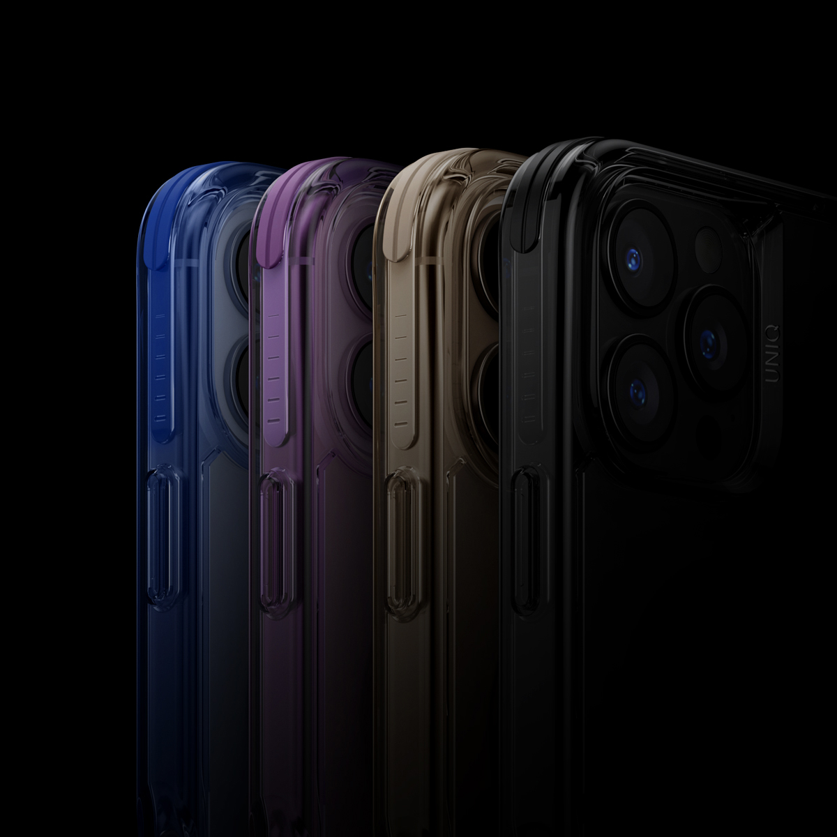Foto 4 pulgar | Funda UNIQ Combat (Magclick) Negra para iPhone 16