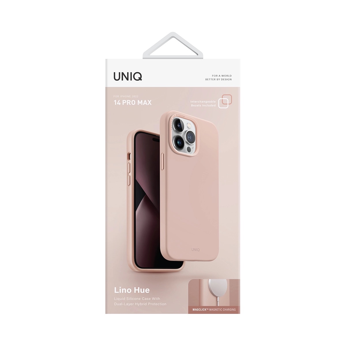 Foto 6 pulgar | Funda para iPhone 14 Pro Max Magsafe Silicón Premium Híbrida