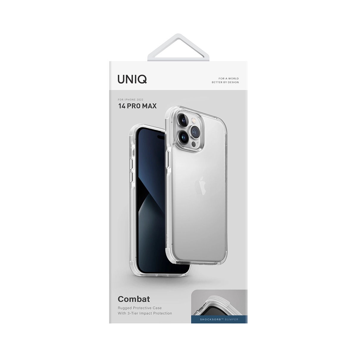 Foto 6 pulgar | Funda para iPhone 14 Pro Max Máxima Protección Transparente Híbrida