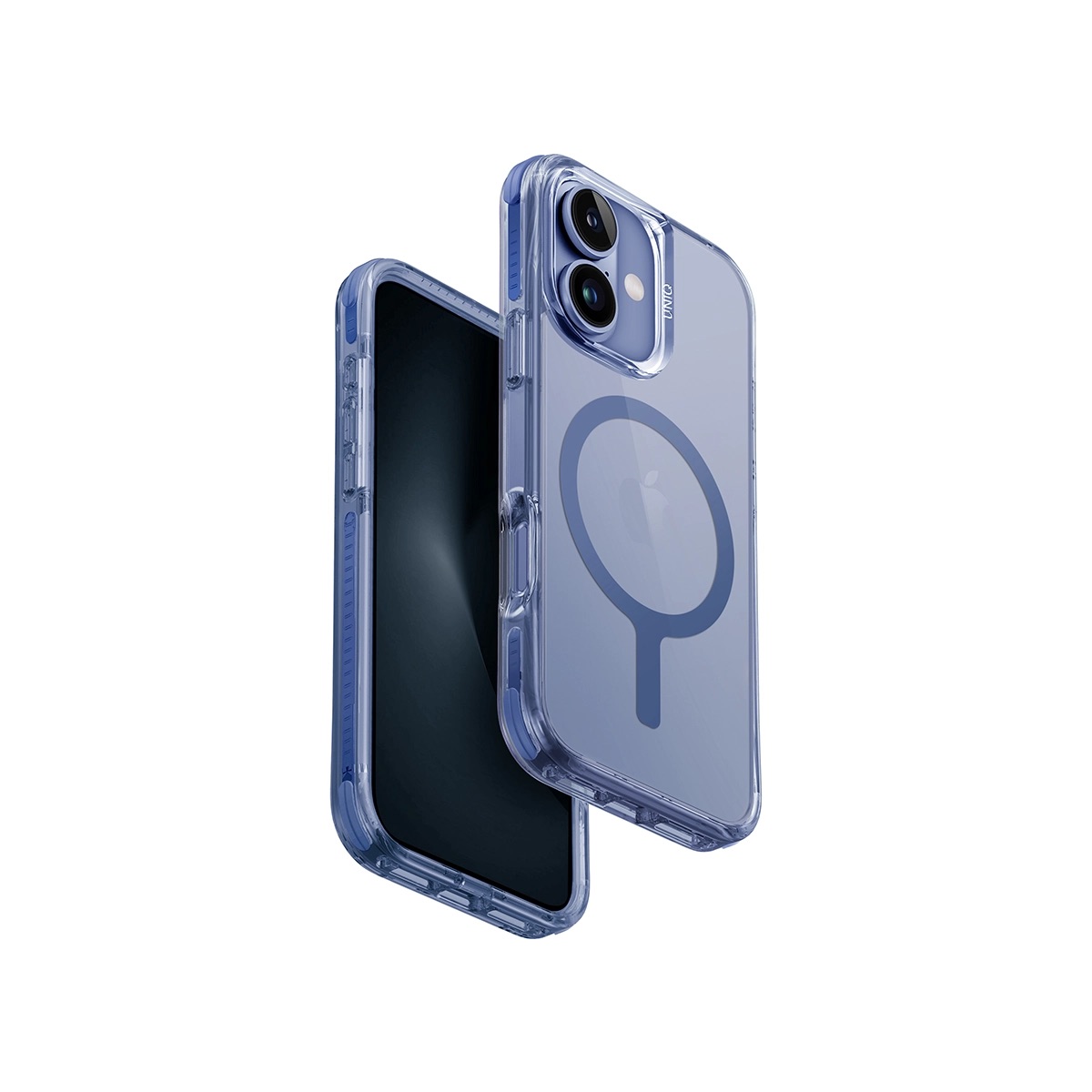 Foto 2 pulgar | Funda UNIQ Combat (Magclick) Azul Perla para iPhone 16