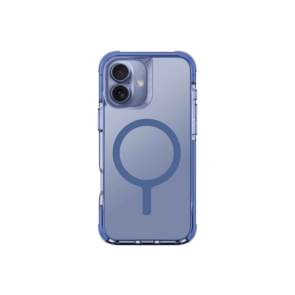 Foto 3 pulgar | Funda UNIQ Combat (Magclick) Azul Perla para iPhone 16
