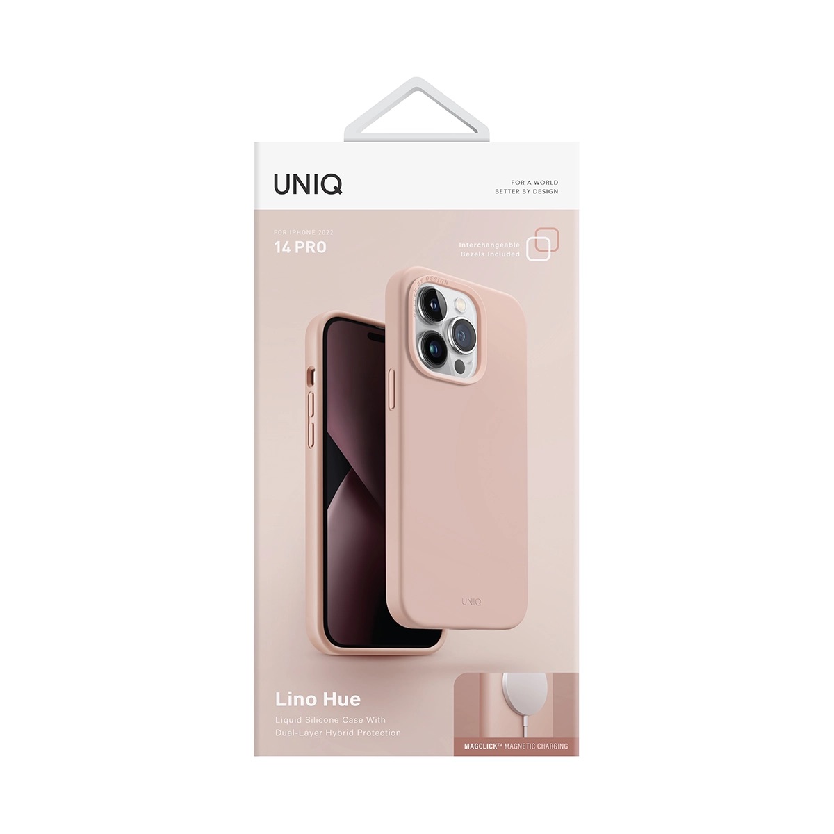 Foto 6 pulgar | Funda para iPhone 14 Pro Magsafe Silicón Premium Híbrida