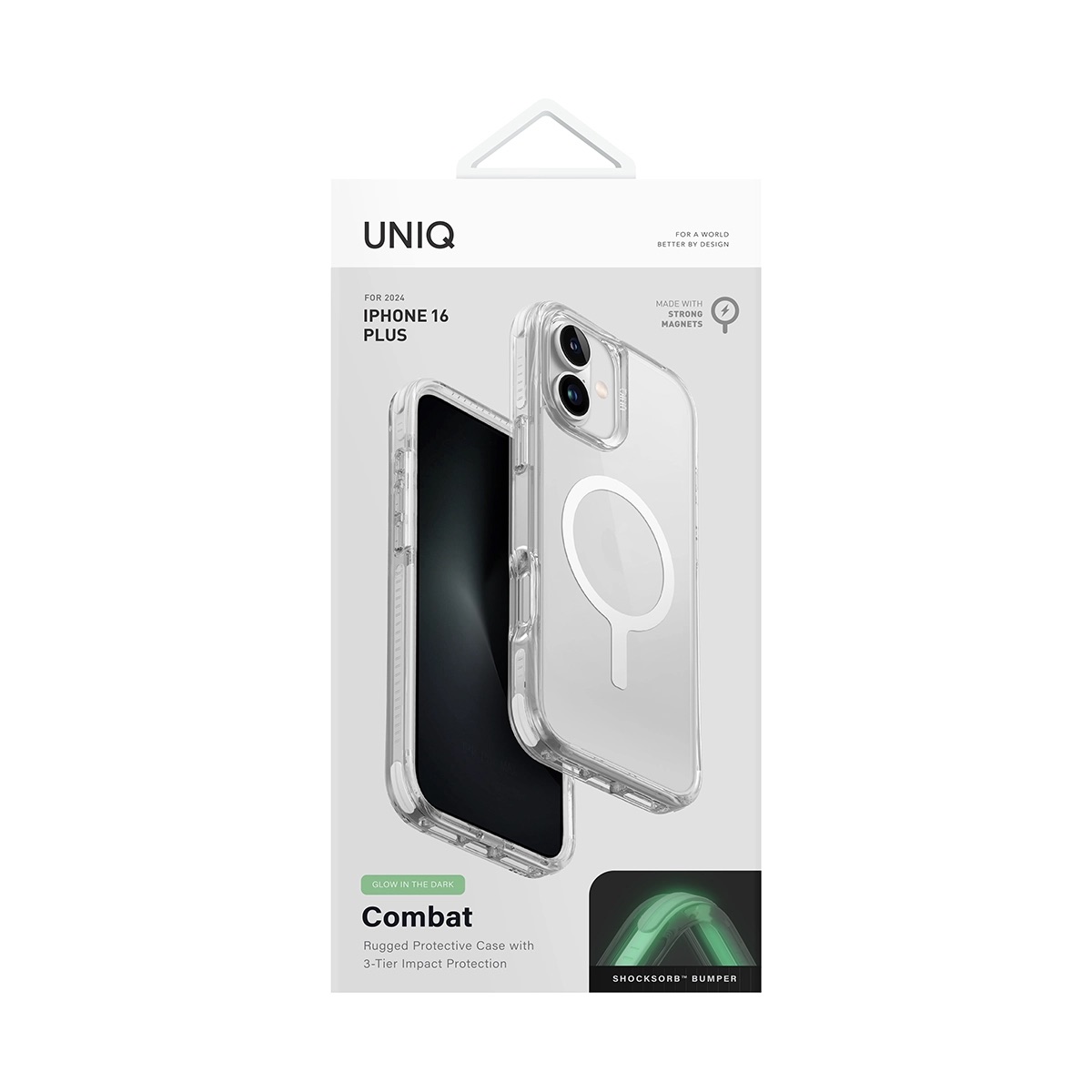 Foto 6 pulgar | Funda para iPhone 16 Plus Verde Lima Uniq