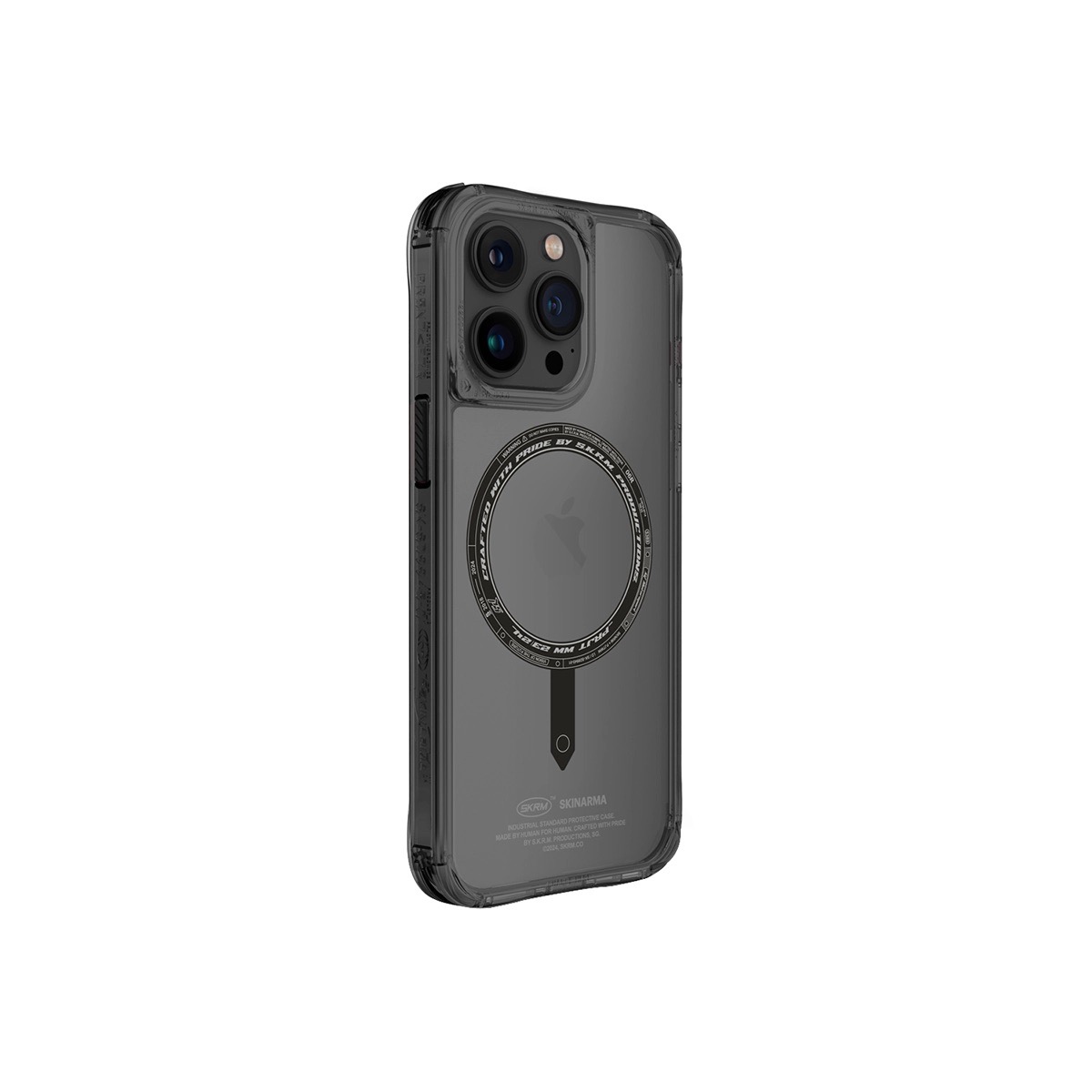 Foto 3 pulgar | Funda para iPhone 15 Pro Negro Saido (mag-charge) de Skinarma