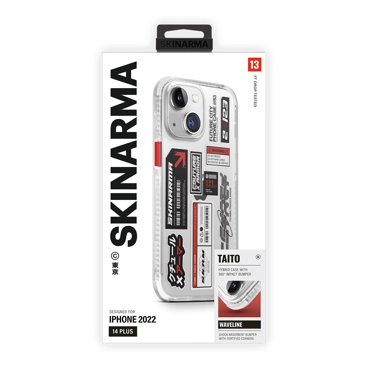 Foto 5 pulgar | Funda para iPhone 14 Transparente Taito Skinarma