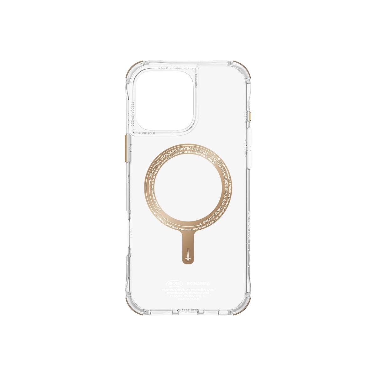 Foto 2 pulgar | Funda para Iphone 16 Pro Max Skinarma Champagne Saido
