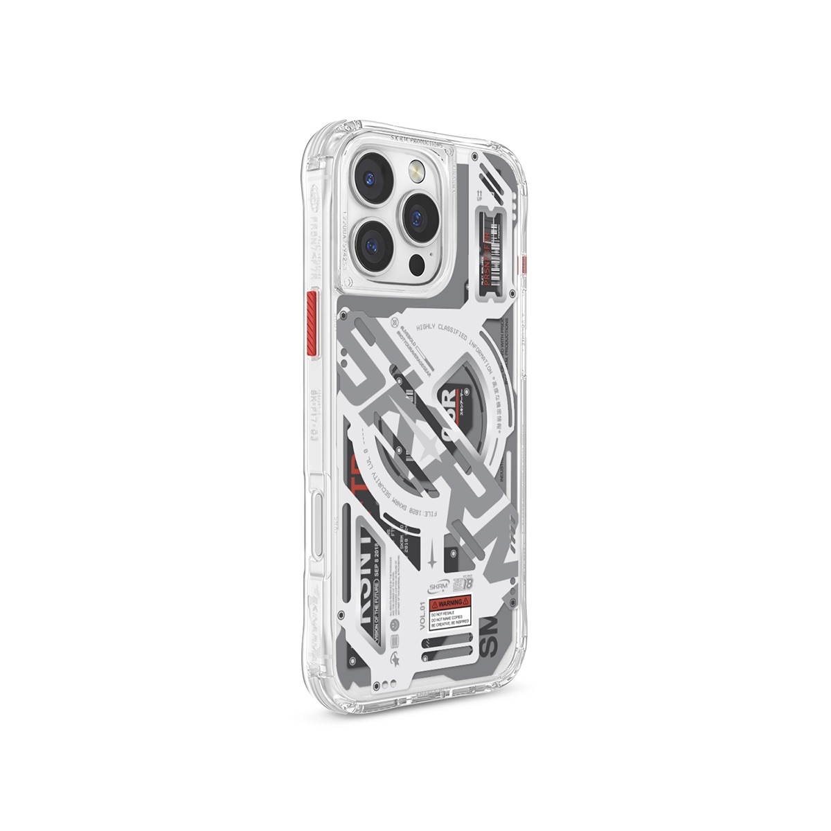 Foto 3 pulgar | Funda para iPhone 16 Pro Transparente Ekho Skinarma