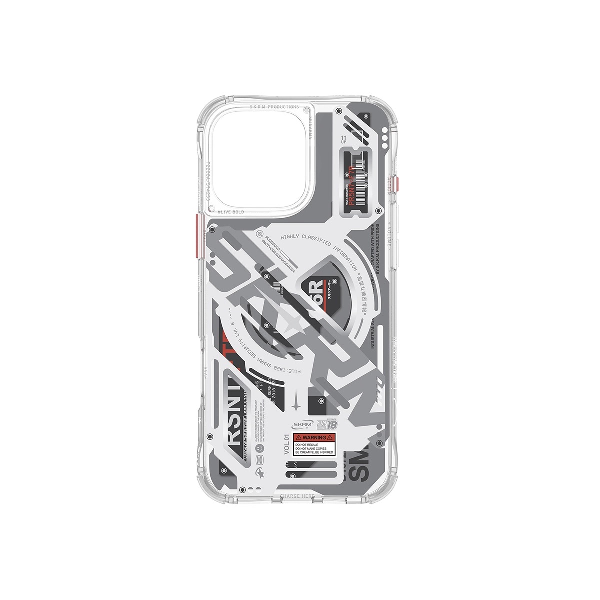 Foto 5 pulgar | Funda para iPhone 16 Pro Transparente Ekho Skinarma