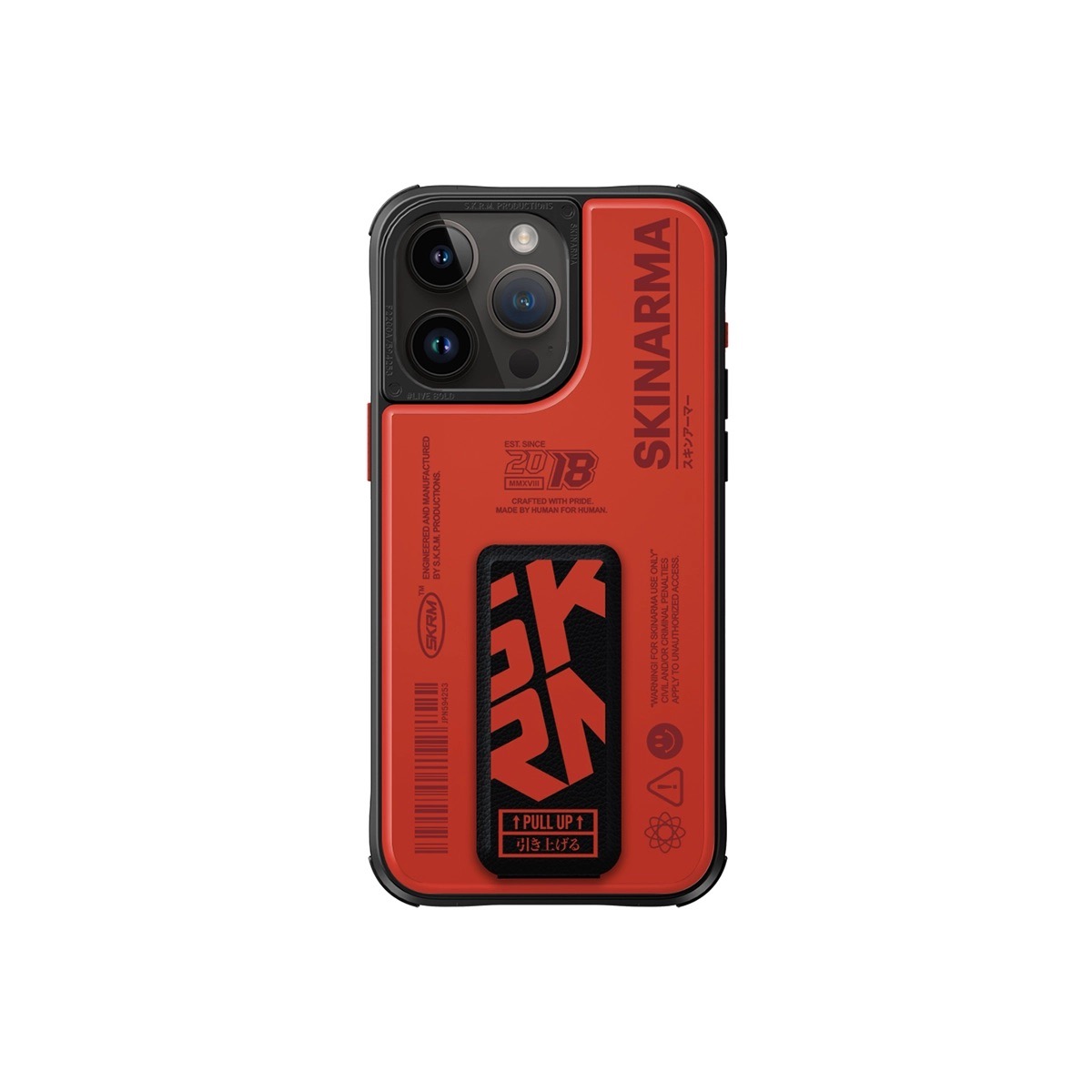 Funda para iPhone 15 Pro Naranja Spunk (mag-charge) de Skinarma