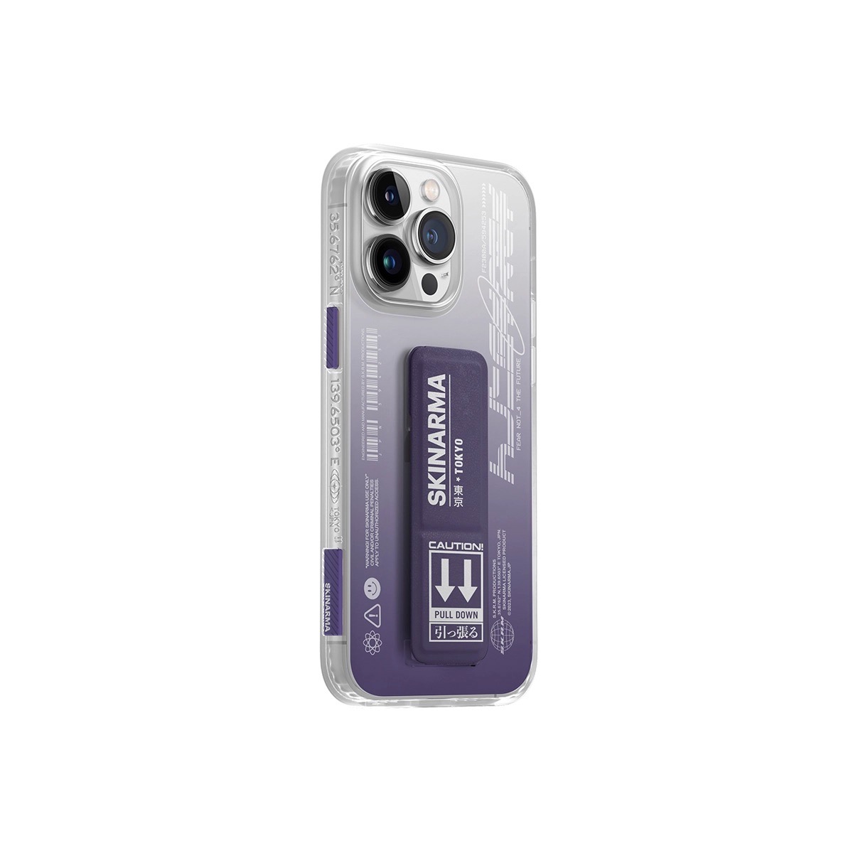 Foto 3 pulgar | Funda para iPhone 14 Pro Max Morado Taihi Kobai Skinarma