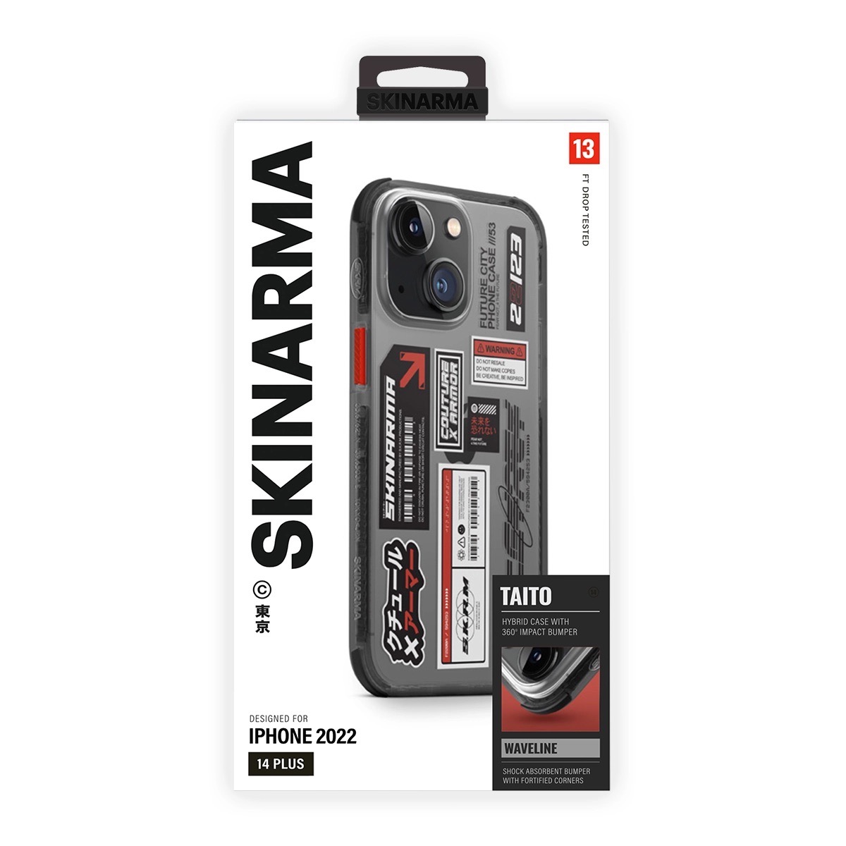 Foto 5 pulgar | Funda para iPhone 14 Humo Taito Skinarma