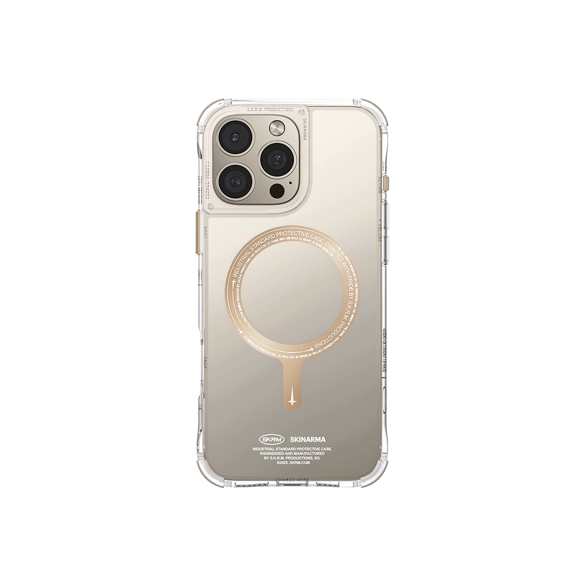 Foto 1 | Funda para iPhone 16 Pro Champagne Saido Skinarma