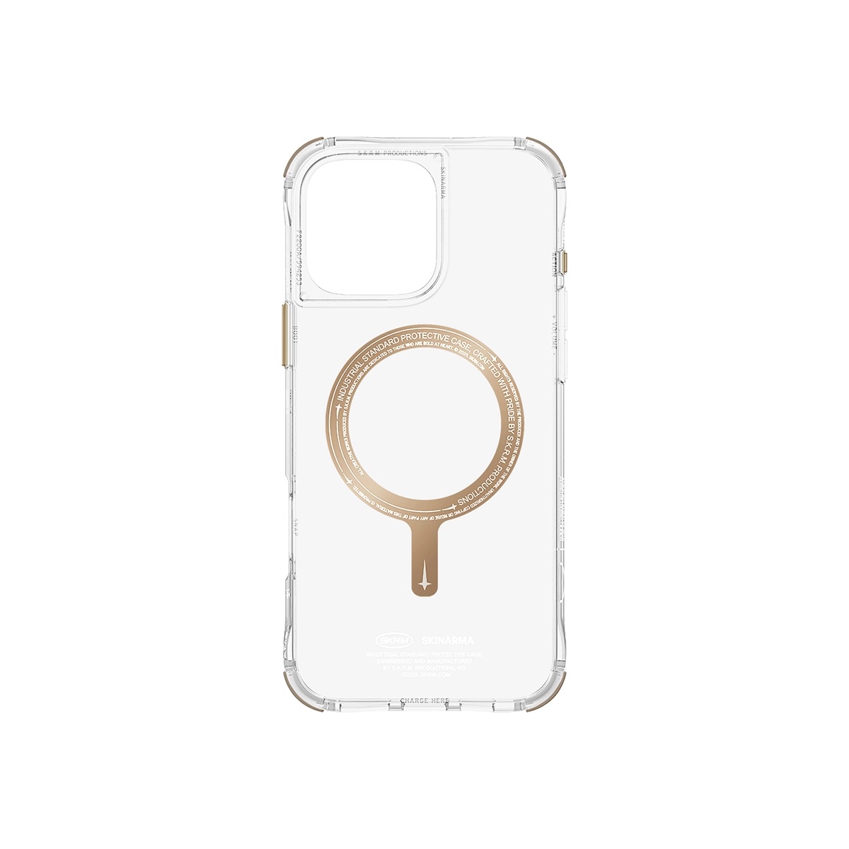 Foto 5 pulgar | Funda para iPhone 16 Pro Champagne Saido Skinarma