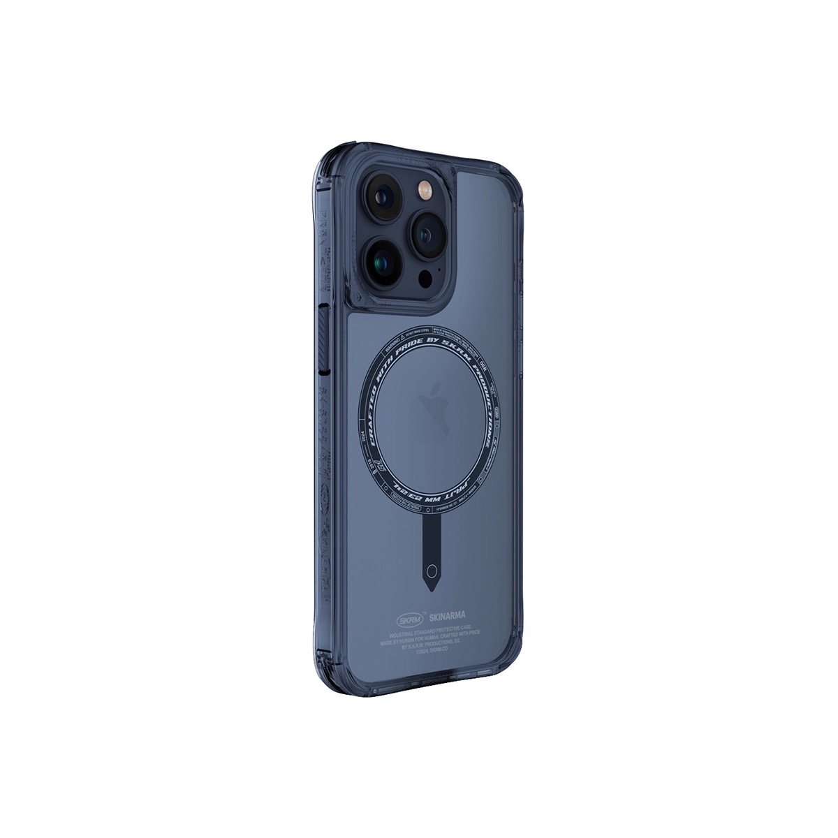 Foto 3 pulgar | Funda para iPhone 15 Pro Max Azul Saido (mag-charge) de Skinarma