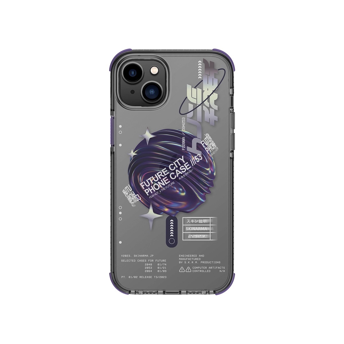 Funda para Iphone 14 Plus Skinarma Morado Shorai Mag-charge