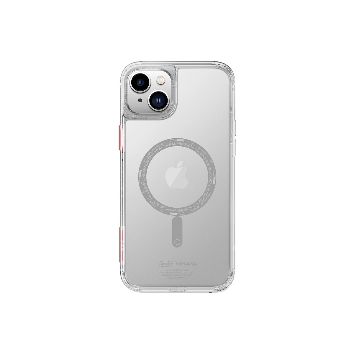 Funda Skinarma Saido (Mag-Charge) para iPhone 14 Transparente