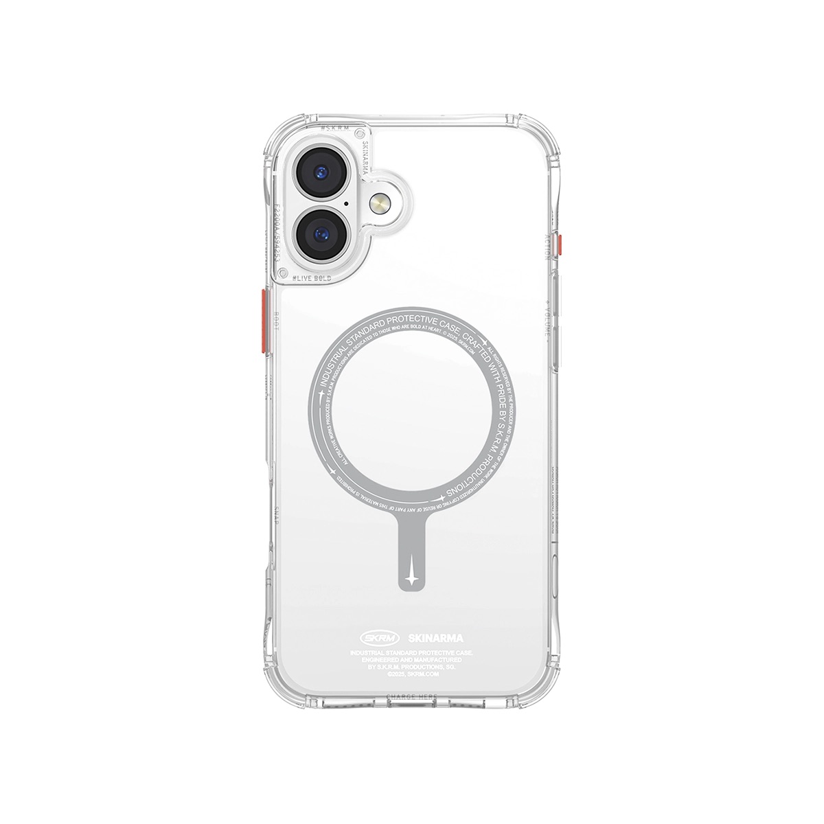 Foto 2 pulgar | Funda para iPhone 16 Plus Transparente Saido Skinarma