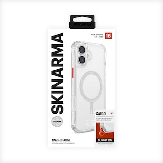 Foto 5 | Funda para iPhone 16 Plus Transparente Saido Skinarma