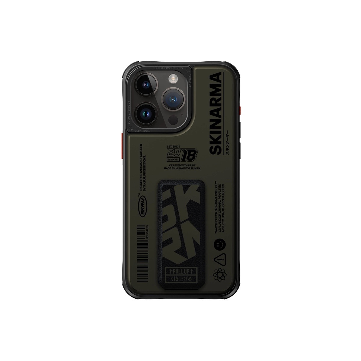 Foto 2 pulgar | Funda para iPhone 15 Pro Verde Estaño Spunk (mag-charge) de Skinarma