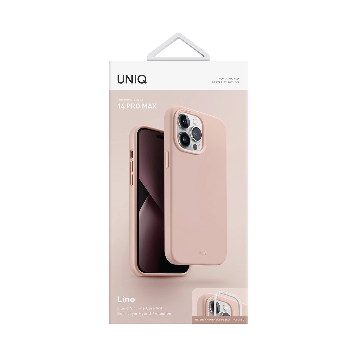 Foto 6 pulgar | Funda Para Iphone 14 Pro Max Rosa Lino De Uniq