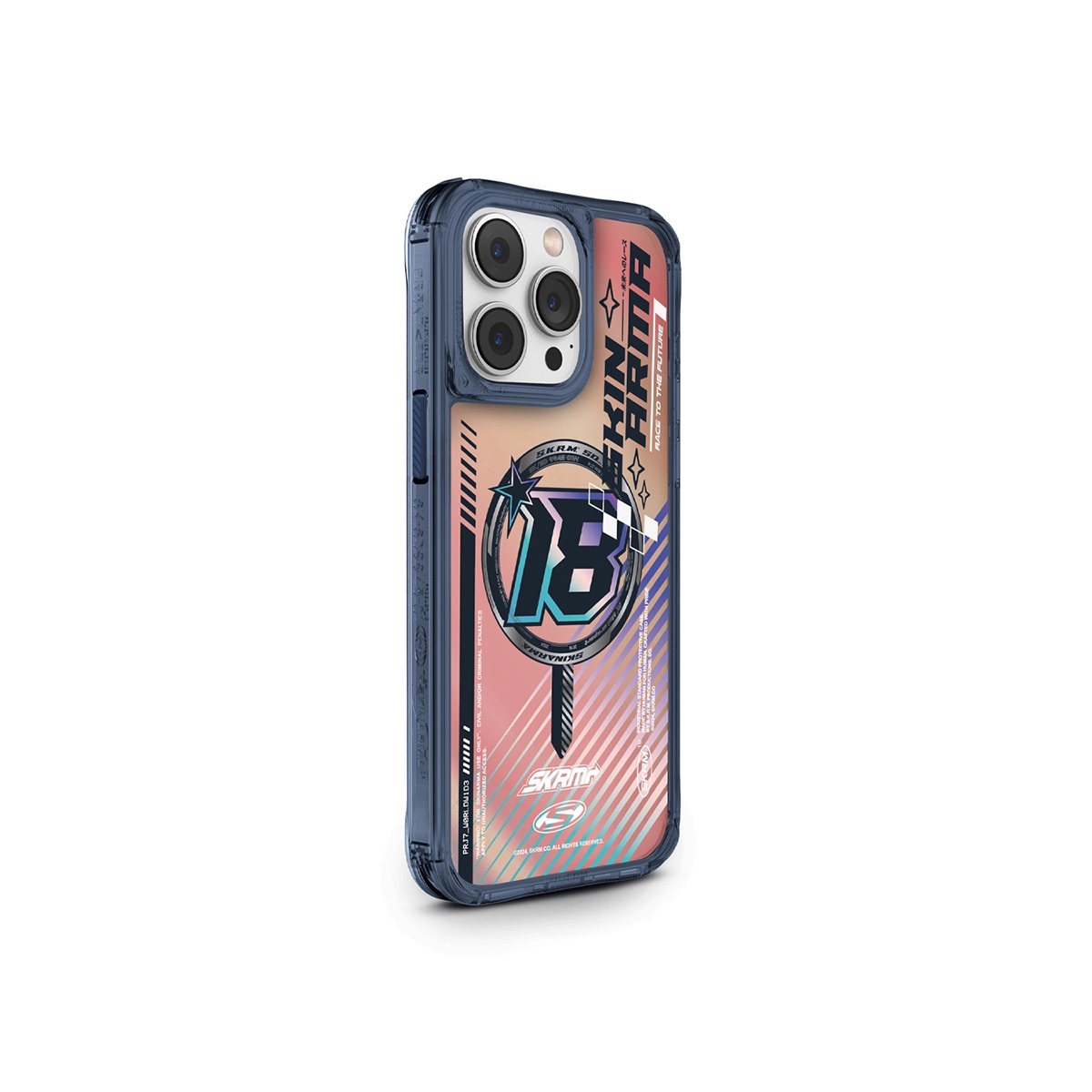 Foto 3 pulgar | Funda para iPhone 15 Pro Azul Drift de Skinarma