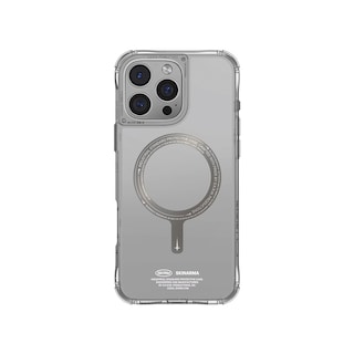 Foto 2 | Funda para iPhone 16 Pro Max Titanio Saido SKINARMA Transparente con Carga Inalámbrica