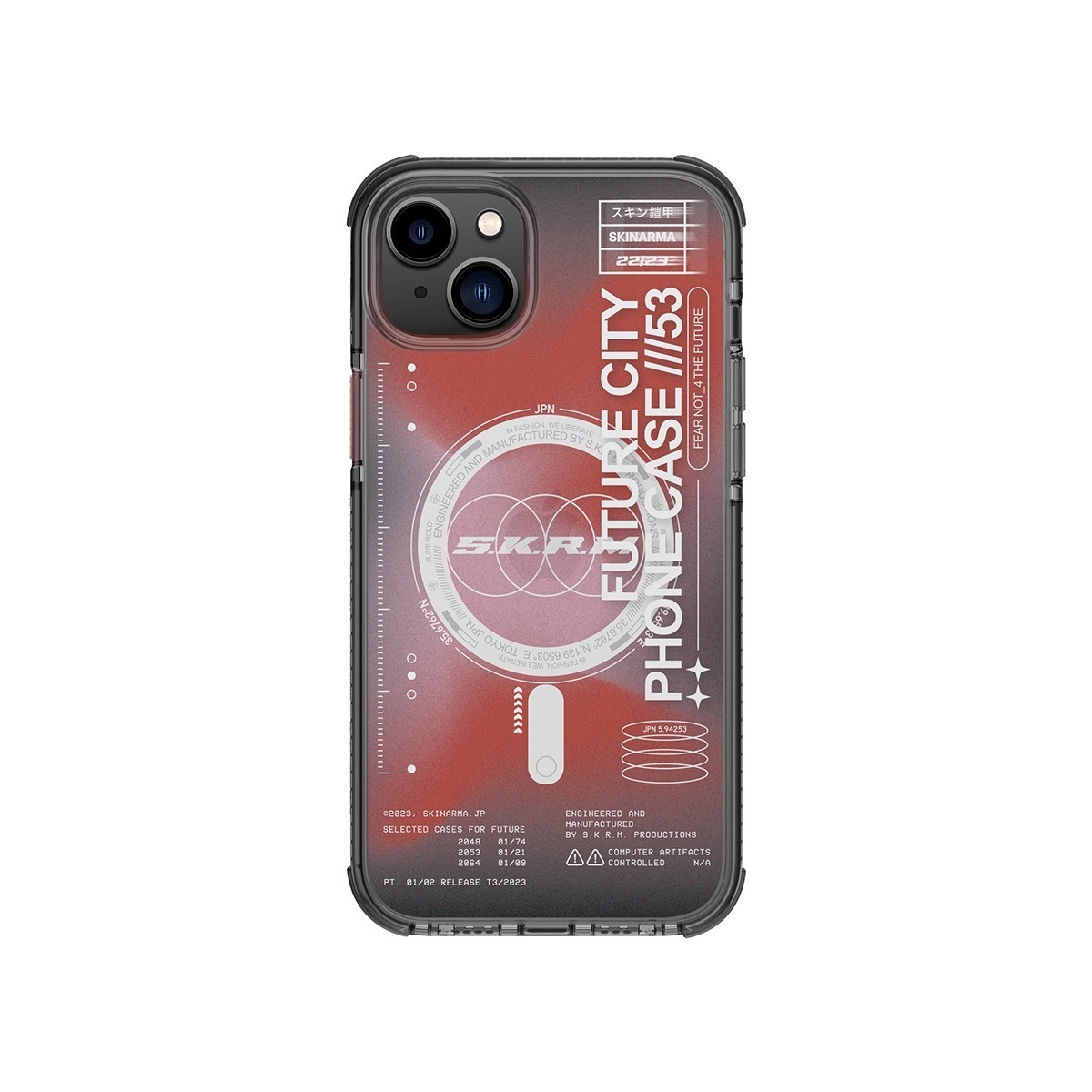 Foto 2 pulgar | Funda Para Iphone 14 Plus Skinarma Rojo Shorai Mag-charge Skinarma