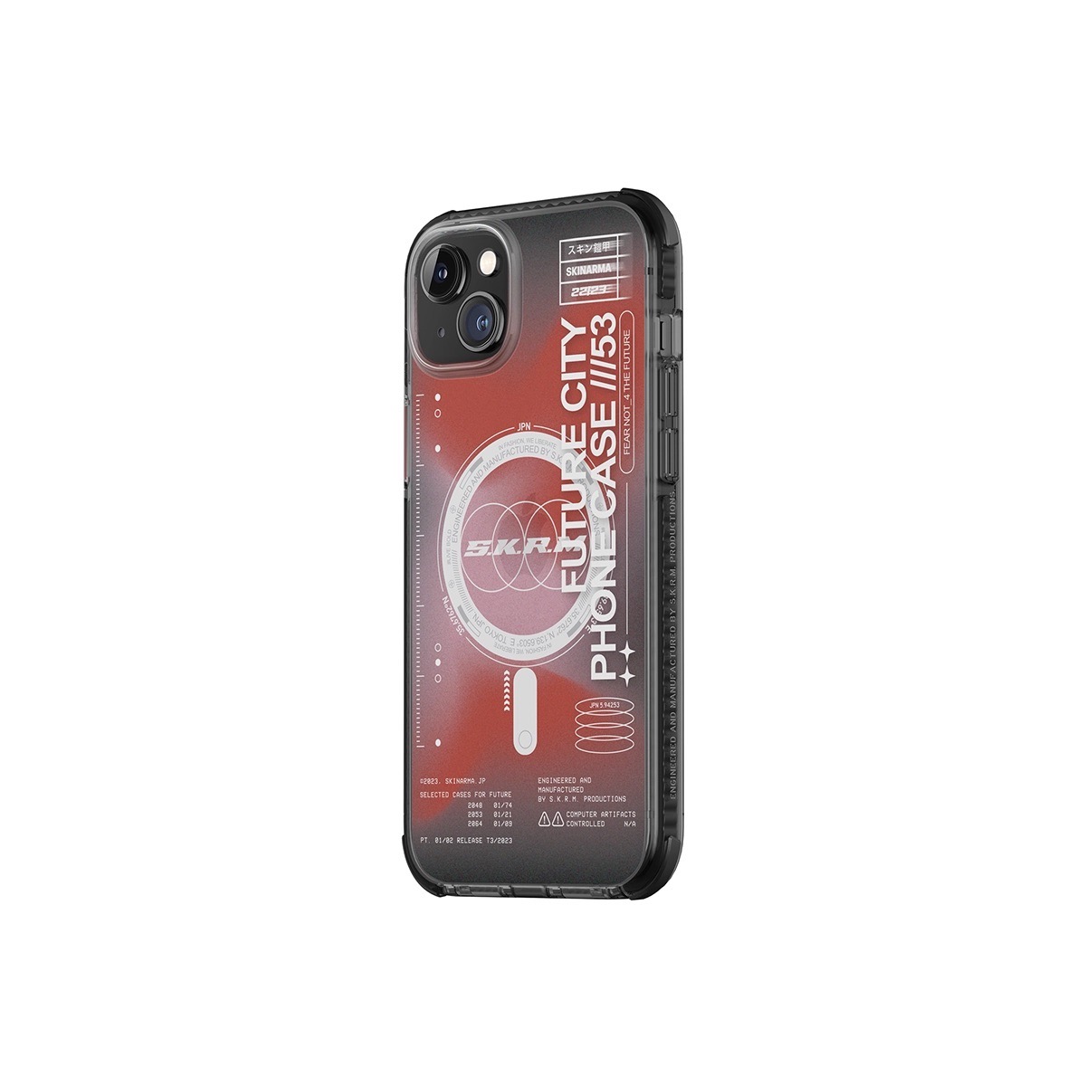 Foto 4 pulgar | Funda Para Iphone 14 Plus Skinarma Rojo Shorai Mag-charge Skinarma