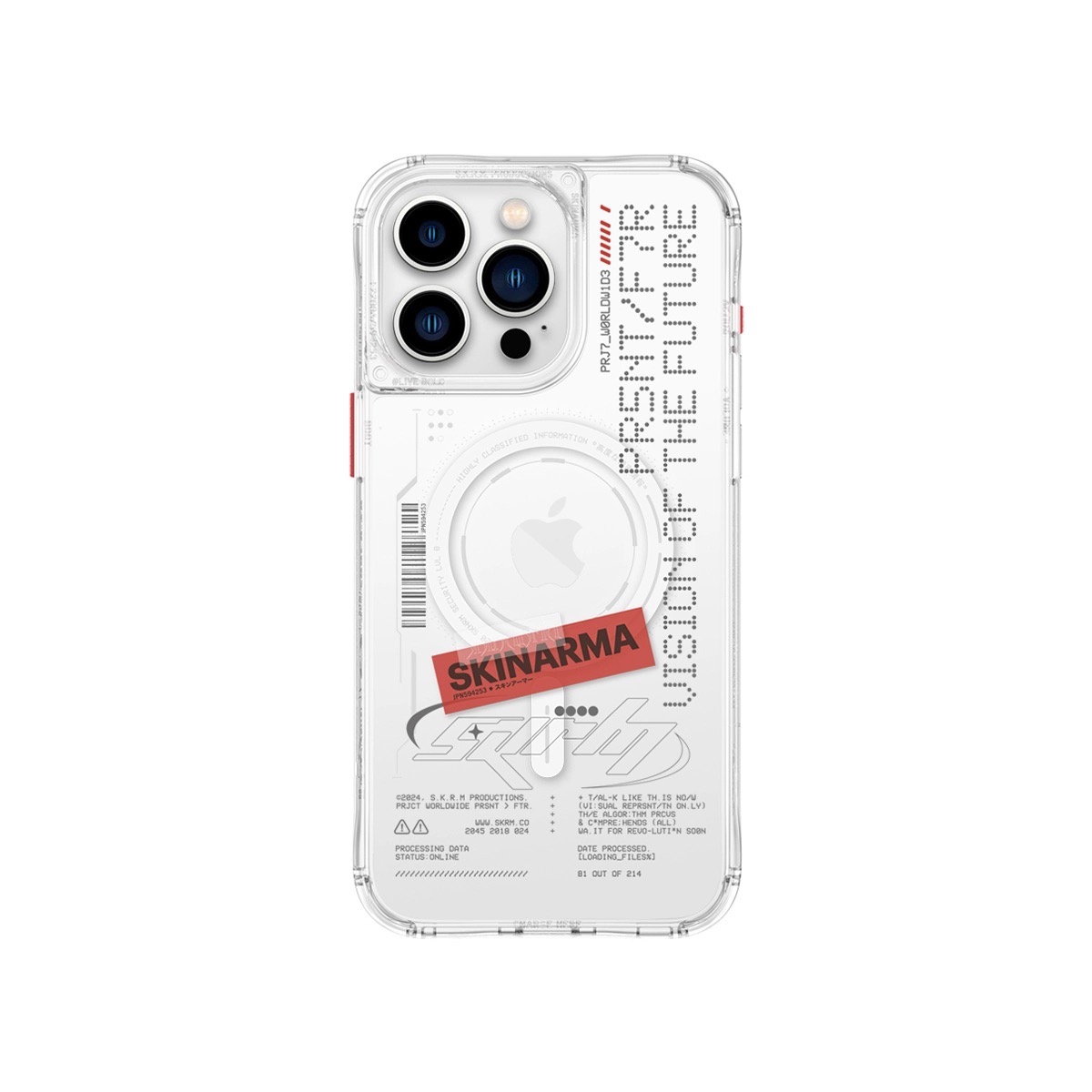 Funda para iPhone 15 Pro Max Transparente Orion (mag-charge) de Skinarma