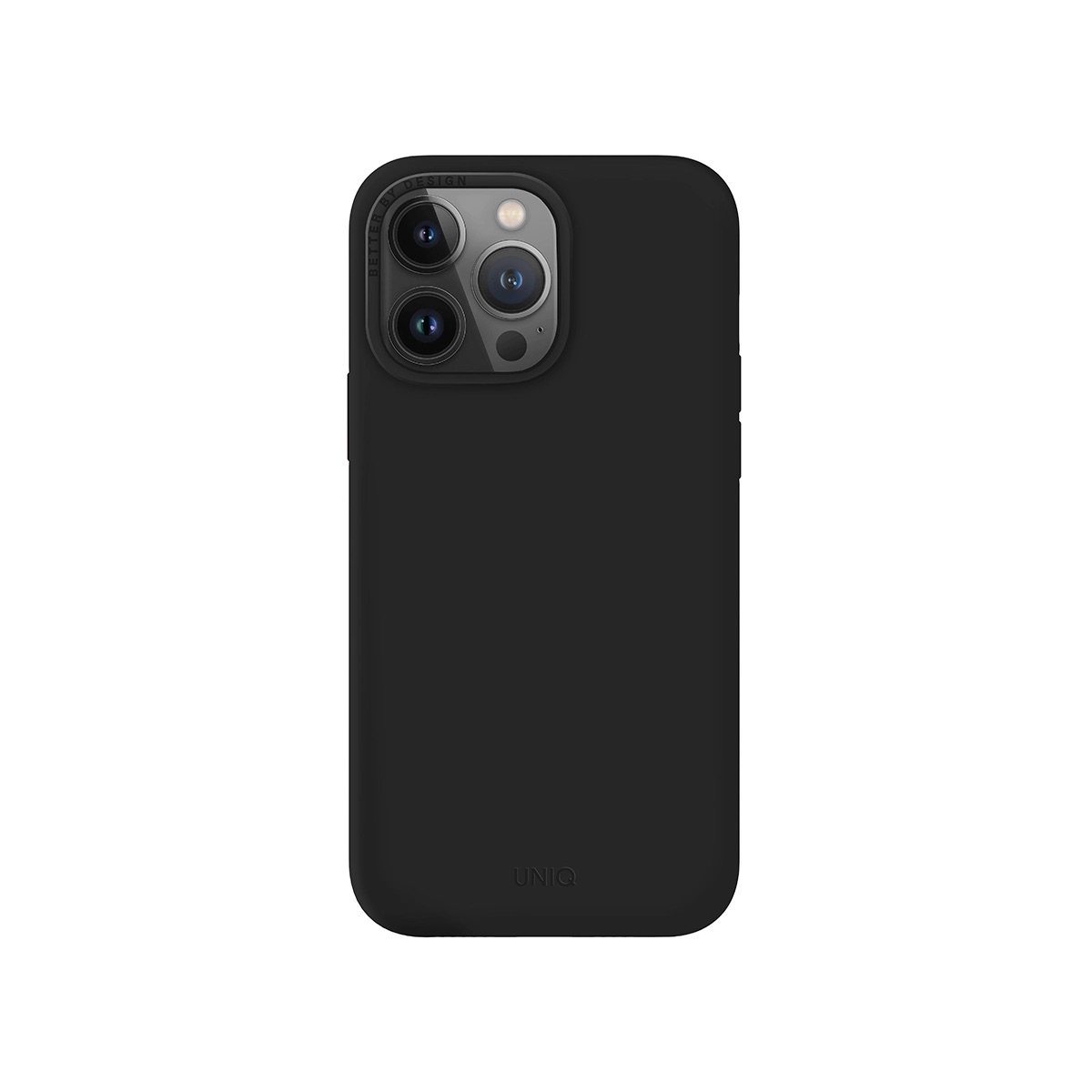 Foto 3 pulgar | Funda Para Iphone 14 Pro Max Negro Lino De Uniq